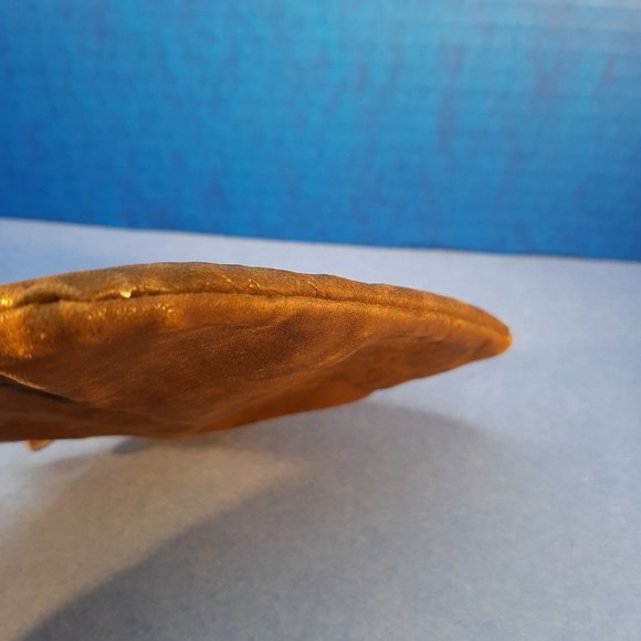 Vintage WEST GERMANY Leather Purse Clutch Coin Red Lips Gold Roses Kiss Lock - Picture 6 of 6